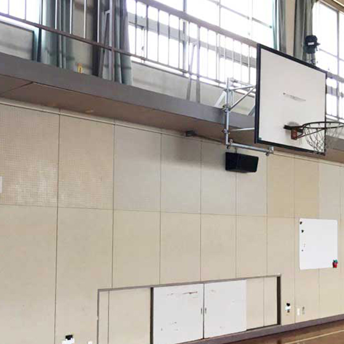 【工事前】名古屋市中学校体育館空調工事